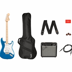 <strong>Fender Affinity Series® Stratocaster® HSS Pack (Lake Placid Blue)</strong>