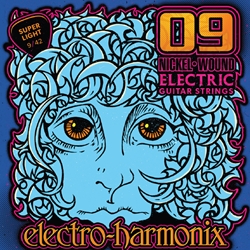 <strong>Electro-Harmonix EHX Super Light Nickel Wound Electric Guitar Strings (9s)</strong>
