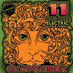 <strong>Electro-Harmonix EHX Medium Nickel Wound Electric Guitar Strings (11s)</strong>