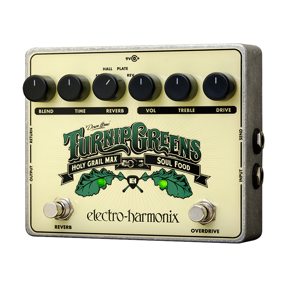 Electro-Harmonix Turnip Greens Overdrive Reverb Multi-Effect