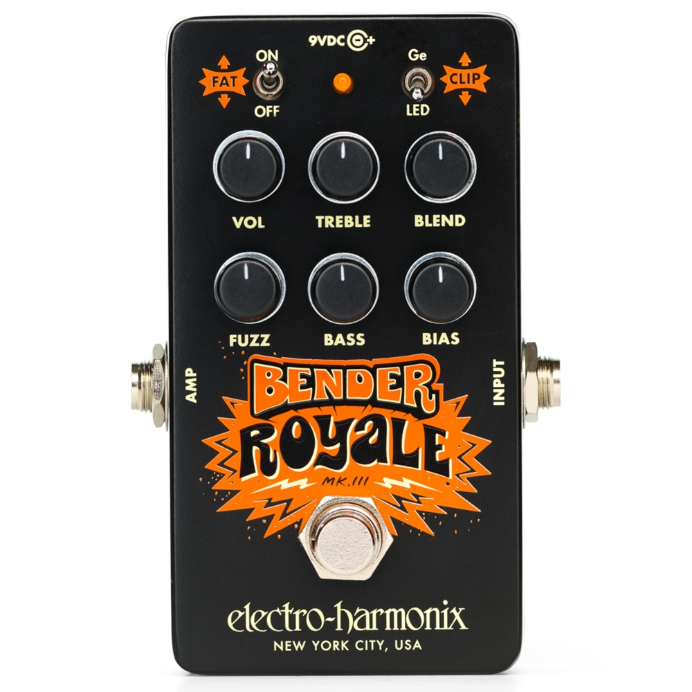 Electro-Harmonix EHX Bender Royale Germanium Fuzz Black