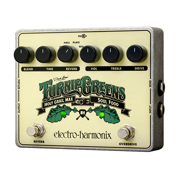 Electro-Harmonix Turnip Greens Overdrive Reverb Multi-Effect