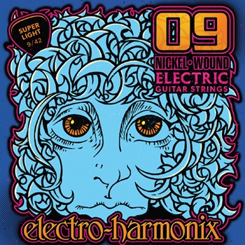 <strong>Electro-Harmonix EHX Super Light Nickel Wound Electric Guitar Strings (9s)</strong>
