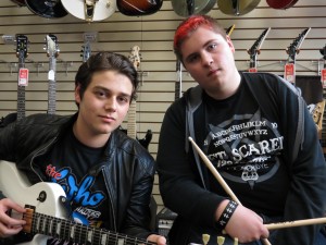Andrew Rice and Brock Levine for the hard rock duo "Torn to Shreds.